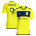 Sam Surridge Nashville SC adidas 2024 The 615 Kit Replica Player Jersey - Yellow