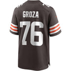 Lou Groza Cleveland Browns Nike Game Retired Player Jersey - Brown