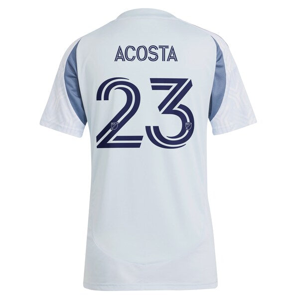 Kellyn Acosta Chicago Fire adidas Women's 2025 The Municipal Kit Replica Player Jersey - Light Blue