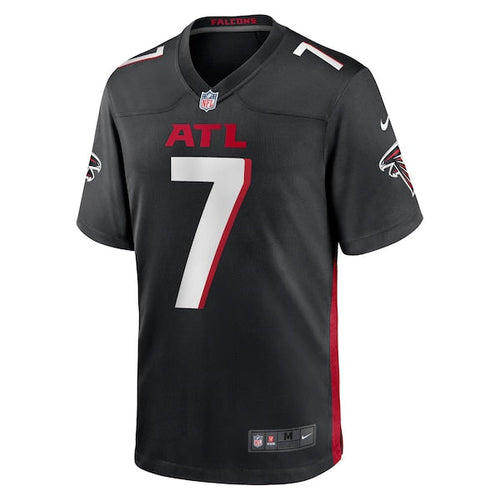 Bijan Robinson Atlanta Falcons Nike 2023 NFL Draft First Round Pick Game Jersey - Black/White