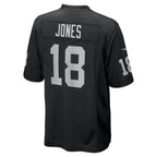 Jack Jones Las Vegas Raiders Nike Team Game Jersey -  Black