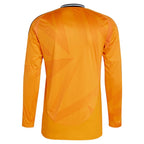 Los Merengues adidas 2024/25 Away Replica Long Sleeve Jersey - Orange