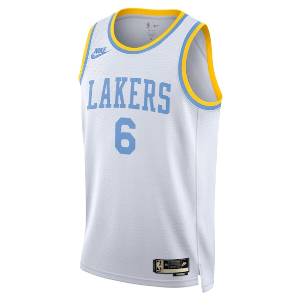 LeBron James Los Angeles Lakers Nike Swingman Jersey - Classic Edition - White