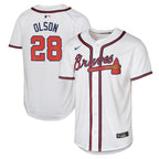 Matt Olson Atlanta Braves Nike Youth Home Limited Player Jersey - White