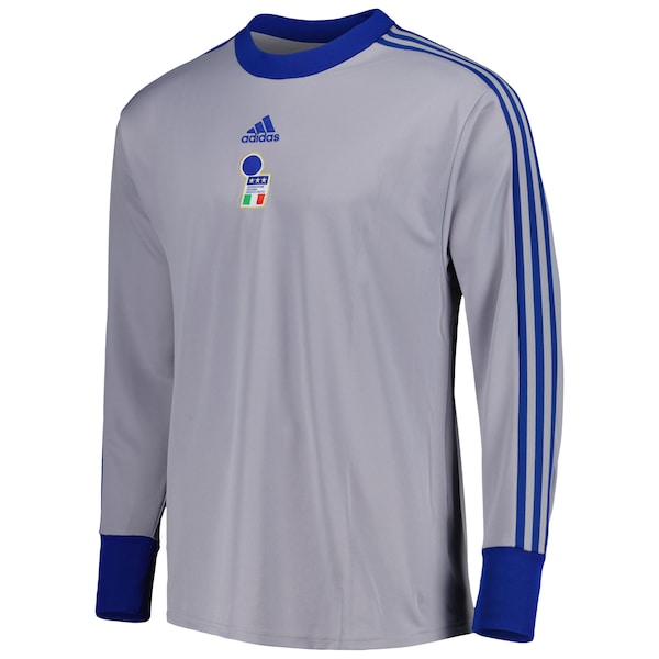 Italy National Team adidas Authentic Football Icon Goalkeeper Jersey - Gray