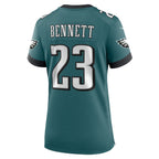Jakorian Bennett Philadelphia Eagles Nike Women's Team Game Jersey - Midnight Green