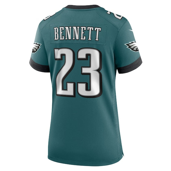 Jakorian Bennett Philadelphia Eagles Nike Women's Team Game Jersey - Midnight Green
