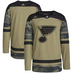 St. Louis Blues adidas Military Appreciation Team Authentic Practice Jersey - Camo