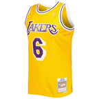 Eddie Jones Los Angeles Lakers 1996/97 Hardwood Classics Swingman Jersey - Gold