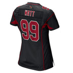 J.J. Watt Arizona Cardinals Nike Women's 2nd Alternate Game Jersey - Black/Cardinal