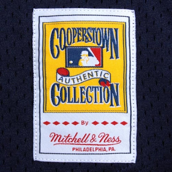 Bernie Williams New York Yankees Cooperstown Mesh Batting Practice Jersey - Navy
