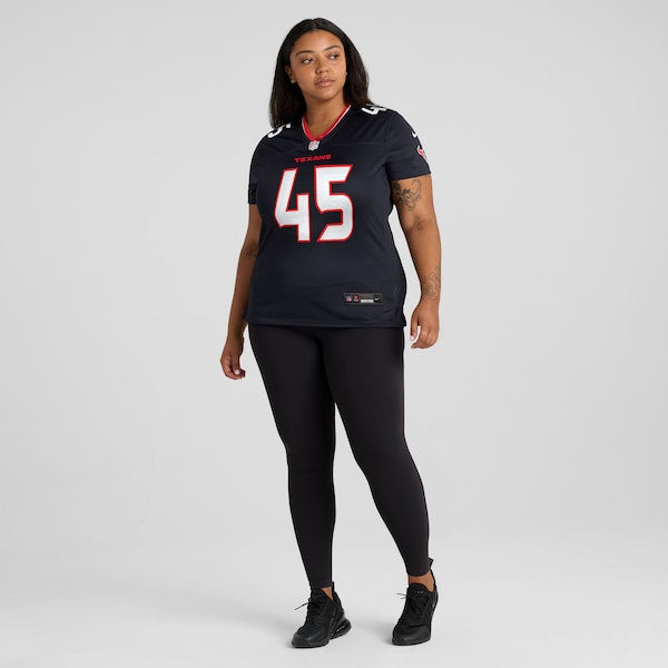 Jakob Johnson Houston Texans Nike Women's Team Game Jersey -  Navy