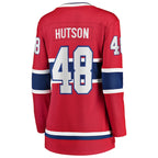 Lane Hutson Montreal Canadiens  Women's Home Breakaway Player Jersey - Red