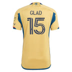 Justen Glad Real Salt Lake adidas 2024 The Beehive State Kit Authentic Player Jersey - Gold