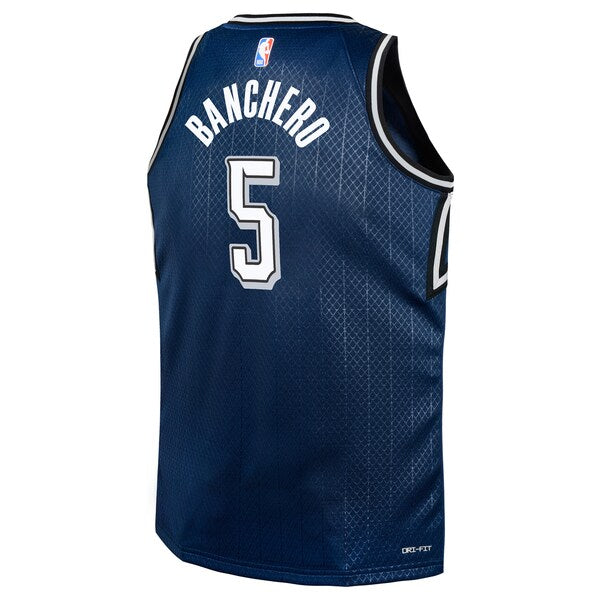 Paolo Banchero Orlando Magic Nike Youth  Swingman Replica Jersey - City Edition - Navy