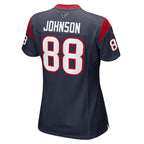 Johnny Johnson Houston Texans Nike Women's Team Game Jersey -  Navy