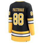 David Pastrnak Boston Bruins  Women's 100th Anniversary Premier Breakaway Player Jersey - Black