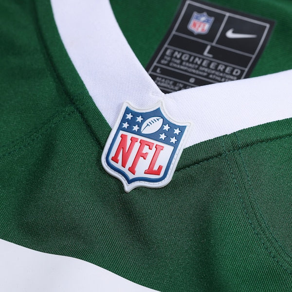 Justin Fields New York Jets Nike Game Player Jersey - Legacy Green