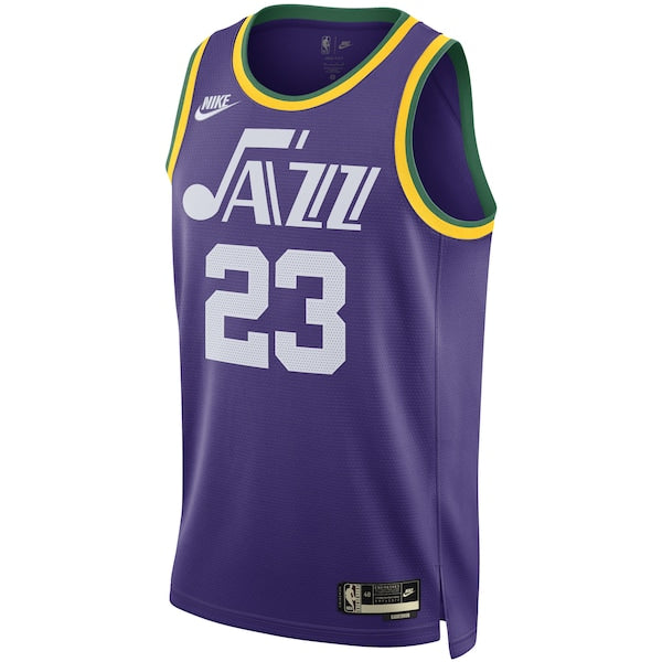 Lauri Markkanen Utah Jazz Nike Unisex 2023/24 Swingman Replica Jersey - Classic Edition - Purple