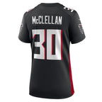 Jase McClellan Atlanta Falcons Nike Women's  Game Jersey -  Black