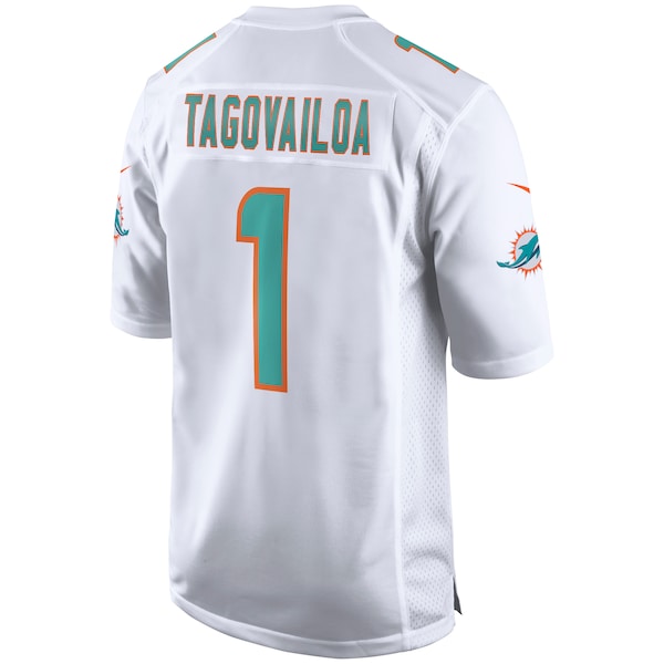 Tua Tagovailoa Miami Dolphins Nike Game Jersey - White/Aqua