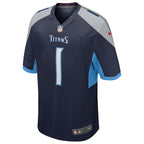 Cameron Ward Tennessee Titans Nike Youth 2025 NFL Draft First Round Pick  Alternate Game Jersey - Navy