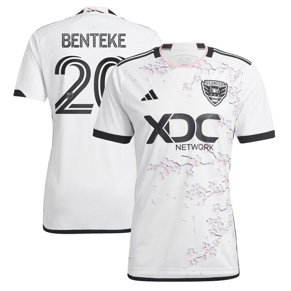 Christian Benteke D.C. United adidas 2024 The Cherry Blossom Kit Replica Player Jersey - White
