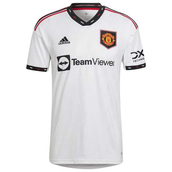 Luke Shaw Manchester United adidas 2022/23 Away Replica Player Jersey - White