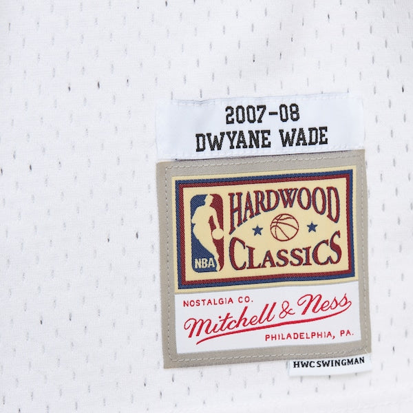 Dwyane Wade Miami Heat 2007/08 Hardwood Classics Swingman Jersey - White
