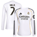 Vini Jr. Los Merengues adidas 2025/26 Home Replica Jersey - White/Blue