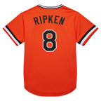 Cal Ripken Jr. Baltimore Orioles 2001 Cooperstown Collection Authentic Throwback Jersey - Orange