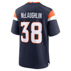 Jaleel McLaughlin Denver Broncos Nike Alternate Game Jersey -  Navy/White/Orange