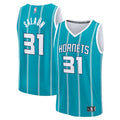 Tidjane Salaun Charlotte Hornets  2024 NBA Draft Fast Break Player Jersey - Icon Edition - Teal