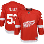 Moritz Seider Detroit Red Wings Youth 2022/23 Premier Player Jersey - Red
