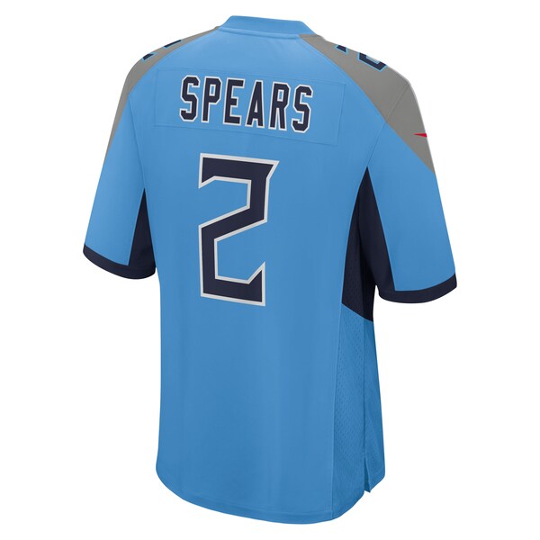 Tyjae Spears Tennessee Titans Nike Team Game Jersey -  Light Blue/Navy