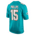 Jaelan Phillips Miami Dolphins Nike Game Player Jersey - Aqua/White