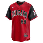 Luis Robert Jr. Chicago White Sox Nike 2025 City Connect Limited Player Jersey - Red/Black
