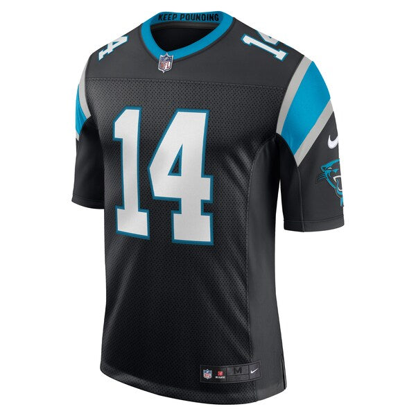 Sam Darnold Carolina Panthers Nike Vapor Limited Jersey - Black/Blue/White