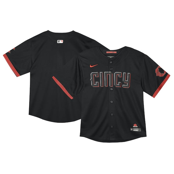 Cincinnati Reds Nike Toddler City Connect Limited Jersey - Black
