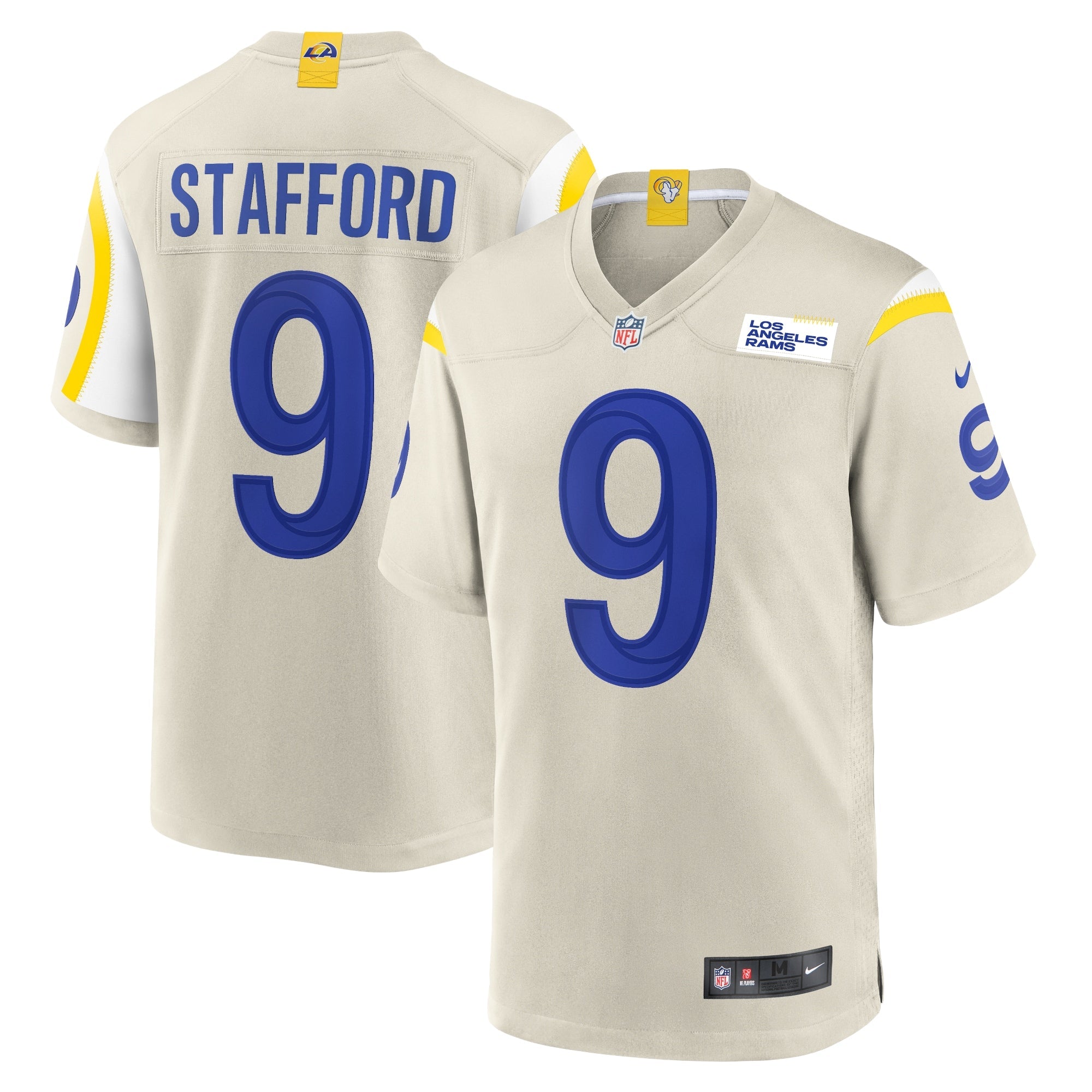 Matthew Stafford Los Angeles Rams Nike Alternate Game Jersey - White/Cream
