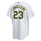 Shea Langeliers Athletics Nike  Youth Home Replica Jersey - White