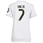 Vini Jr. Los Merengues adidas Women's 2025/26 Home Replica Jersey - White/Blue