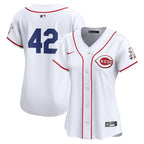Cincinnati Reds Nike Women's 2024 Jackie Robinson Day Home Limited Jersey – White
