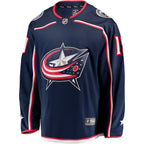 Adam Fantilli Columbus Blue Jackets  Home Premier Breakaway Player Jersey - Navy