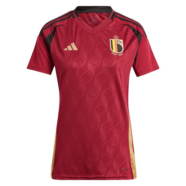 Belgium National Team adidas Women's 2024 Home Replica Jersey - Burgundy