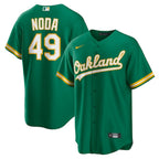 Ryan Noda Oakland Athletics Nike Alternate Replica Jersey - Kelly Green/White