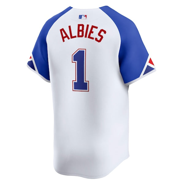Ozzie Albies Atlanta Braves Nike City Connect Limited Jersey - White