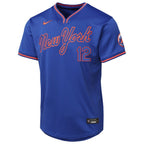 Francisco Lindor New York Mets Nike Youth Alternate Limited Player Jersey - Royal/Gray