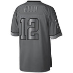 Jim Kelly Buffalo Bills 1990 Retired Player Metal Legacy Jersey - Charcoal