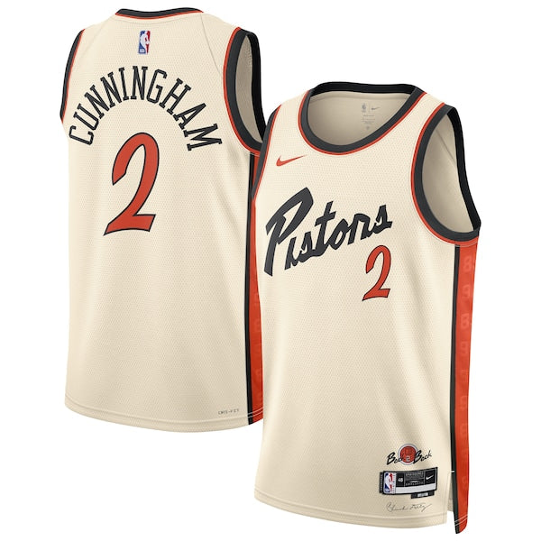 Cade Cunningham Detroit Pistons Nike Unisex 2024/25 Swingman Player Jersey - City Edition - White